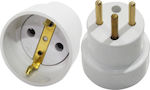 Elvhx Greek to Israel Plug Adapter