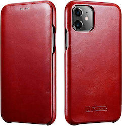 iCarer Vintage Curved Edge Κόκκινη (iPhone 11 Pro)