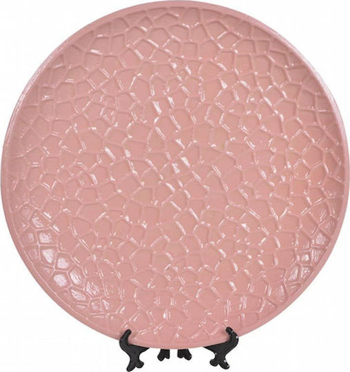Ceramic Decorative Platter Habitat Pink