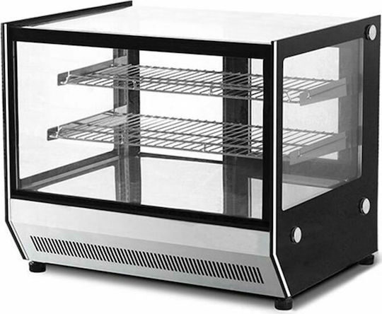 Fresh Kühlvitrine Tischgerät mit 3 Ebenen mit Kapazität 120Es 66x53x73cm Deli Carre 2