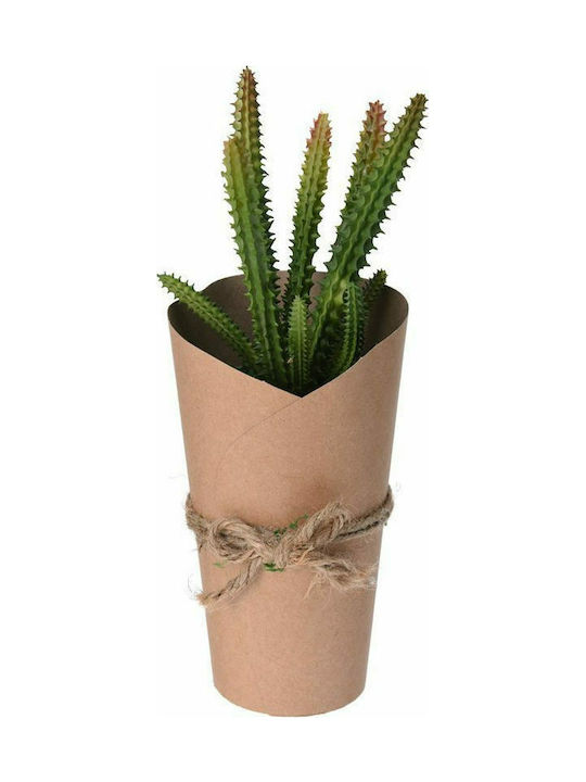 Cb cases Artificial Plant in Small Pot Cactus 317002840 Brown 20cm 1pcs