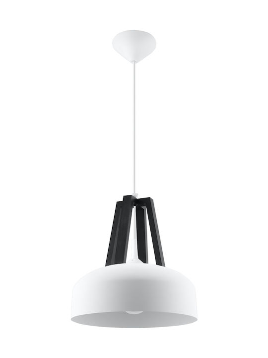 Sollux Casco Pendant Lamp E27 White