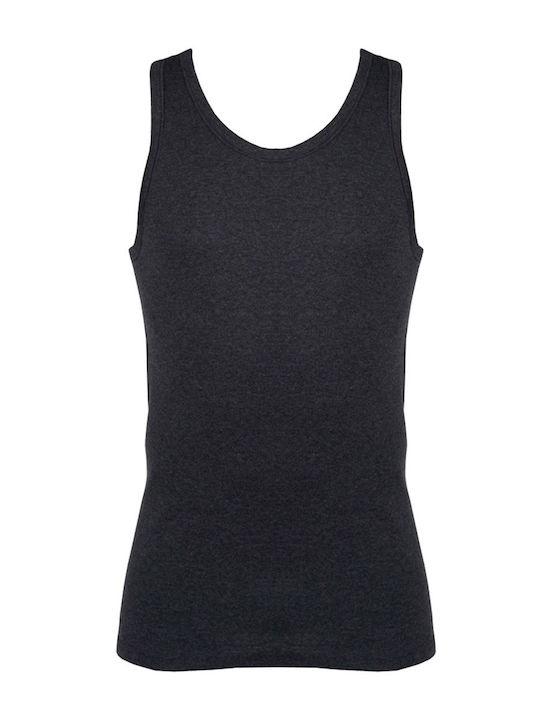Helios Men's Undershirt Sleeveless Anthracite