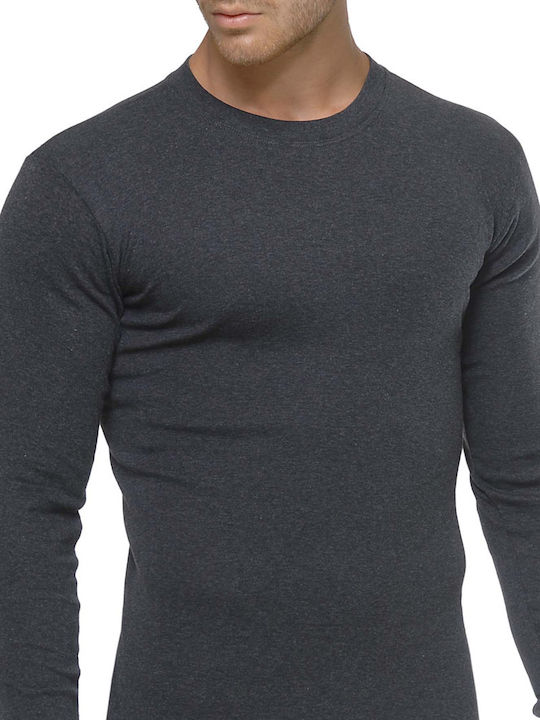 Helios Men's Long Sleeve Undershirt Gray