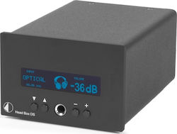 Pro-Ject Audio Head Box DS Black Επιτραπέζιος Ψηφιακός Ενισχυτής Ακουστικών Μονοκάναλος με DAC, USB και Jack 6.3mm