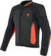 Dainese Intrepida Perforated Summer Men's Riding Jacket Leather Black/Black-Matt/Fluo-Red