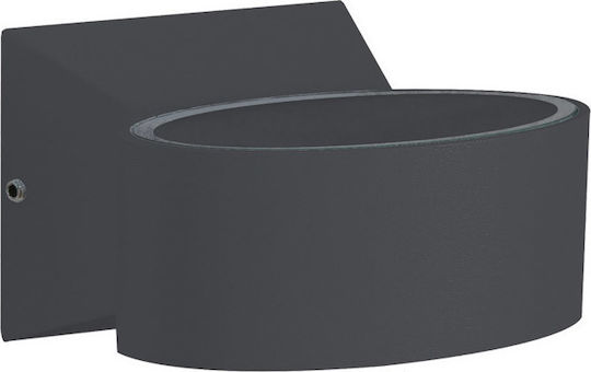 Sun Light Wall-Mounted Outdoor Ceiling Light LED IP65 6W Double Beam 11x4.5εκ.
