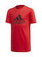 Adidas Kinder-T-Shirt Rot