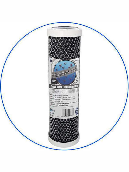 Aqua Filter Ersatz-Wasserfilter für die Arbeitsplatte und unter der Arbeitsplatte aus Aktivkohle 10" FCCBL 5 μm (Mikrometer)
