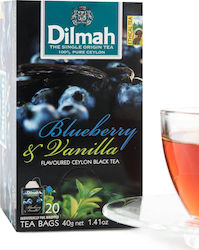 Dilmah Μαύρο Τσάι Μαύρο Τσάι με Blueberry 20 Φακελάκια 40gr