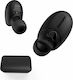 Beebud In-ear Bluetooth Handsfree Ακουστικά με Θήκη Φόρτισης Μαύρα