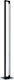 Viokef Tiffany LED Floor Lamp H161xW24cm. with Warm White Light 1880lm Black
