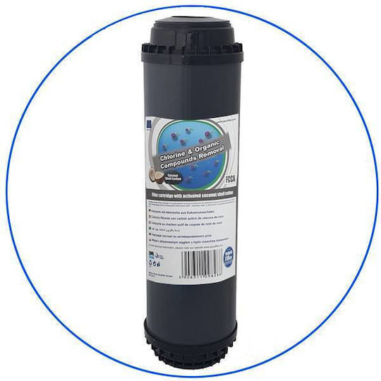 Aqua Filter Ersatz-Wasserfilter Umkehrosmose (RO) aus Aktivkohle 10" FCCA 5 μm (Mikrometer)