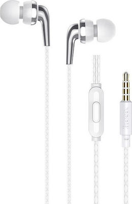 Hoco M71 Inspiring În ureche Handsfree cu Mufă 3.5mm Alb