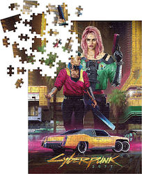 Cyberpunk 2077: Kitsch Puzzle 2D 1000 Bucăți
