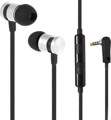 Ipipoo iP-A100Hi In-ear Handsfree with 3.5mm Connector Silver