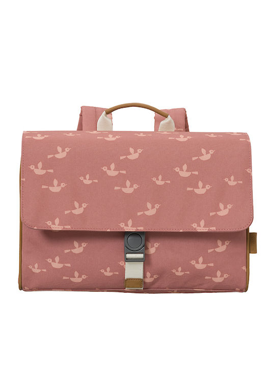 Fresk Birds Schulranzen Rucksack Kindergarten in Rosa Farbe