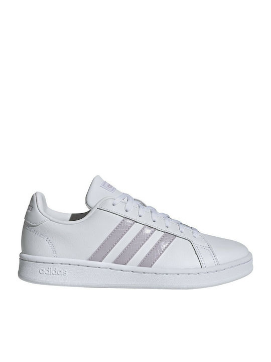 Adidas Grand Court Γυναικεία Sneakers Cloud White / Mauve / Grey Two