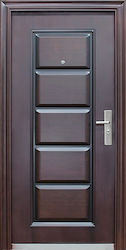 Πόρτα Ασφαλείας PVC Comfort 093-G Καστανιά