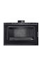Salgueda Saphire E865-MN4 Wood Cassette Fireplace Insert Fan Heater Air Duct Connection with Straight Window 18kW Black