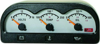 Auto Gauge Βολτόμετρο / Όργανο Θερμοκρασίας Νερού / Όργανο Πίεσης Λαδιού Αυτοκινήτου