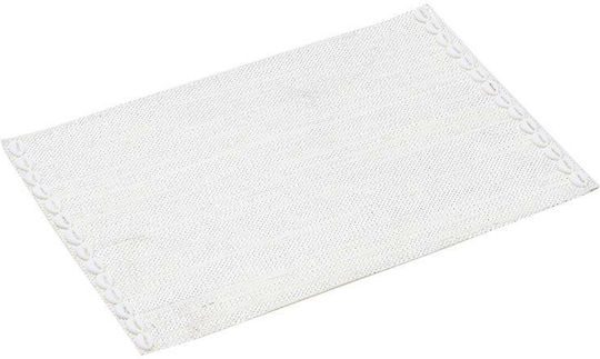 Inart Placemats Tesatura Alb 45x30cm 6buc