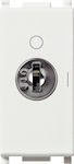 Vimar Plana Recessed Electrical Commands Wall Switch no Frame Basic White 14083.CU