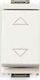 Vimar Recessed Wall Switch Commands Single Without Frame White