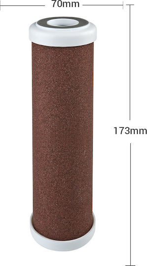 Atlas Filtri Ersatz-Wasserfilter Zentrales Wasserfiltersystem 7" GA 7 SX 10 μm (Mikrometer)