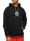 Puma Herren Sweatshirt mit Kapuze und Taschen Schwarz