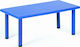 Rec Kindertisch aus Plastik Blau Avant Garde