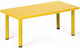 Παιδικό Τραπεζάκι Rec από Πλαστικό Yellow Avant Garde