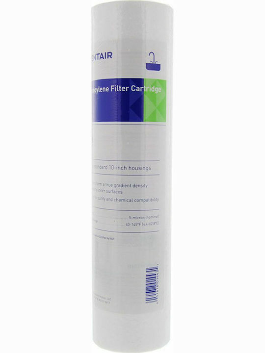 Pentair Countertop and Under Sink Water Filter Replacement made of Polypropylene 10" P 25 μm