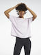 Perforated Γυναικείο T-shirt Ροζ
