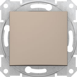 Schneider Electric Sedna Recessed Wall Switch Lighting One-Way without Frame Τitanium