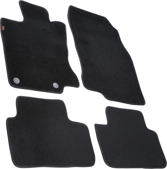 Lampa Set of Front and Rear Mats 4pcs for Renault Kadjar Black