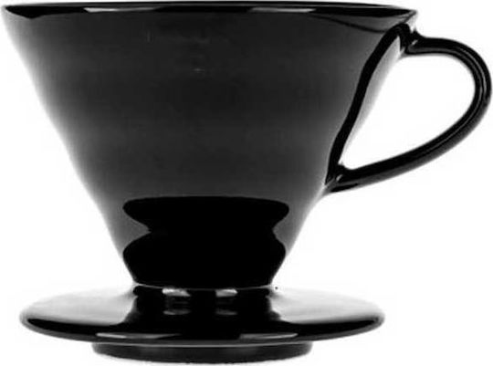 Hario V60 02 Kasuya Coffee Dripper Porcelain Black 140x120x102mm