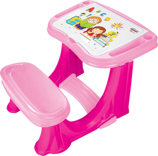 Handy Study 03433 Kinderschreibtisch zum Malen aus Plastik Rosa 03-433 Pilsan