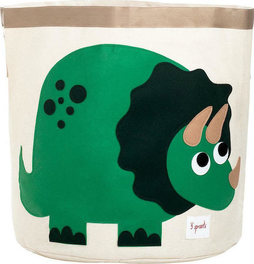 3 Sprouts Children's Storage Basket made of Fabric Dino 43x43x45cm 1pcs 3 Sprouts Children's Storage Basket made of Fabric Dino 43x43x45cm 1pcs
