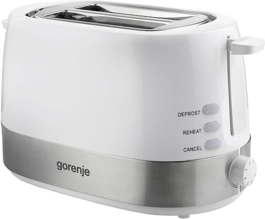 Gorenje Prăjitor de pâine 2 sloturi 850W Alb