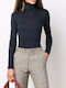 Ralph Lauren Women's Long Sleeve Pullover Turtleneck Navy Blue