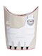 3 Sprouts Детска кошница за играчки Llama Бял 50x29x57см 1бр