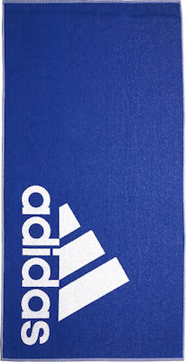 Adidas Strandtuch Baumwolle Blau 140x70cm.