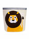 3 Sprouts Children's Storage Basket made of Fabric Lio Brown 43x43x45cm 1pcs