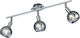 Trio Lighting Brest Triple Spot with Socket E14 in Silver Color