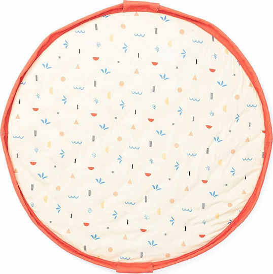 Play&go Kinder Spielmatte aus Stoff Icons Beige 120x40cm 1Stück