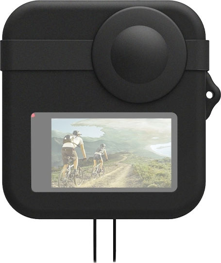 Puluz Σετ Αξεσουάρ Max Dual Lens Caps Case + Body Silicone Protective Case για GoPro