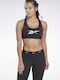 Hero Medium-Impact Racer Women's Sports Bra without Padding Black
