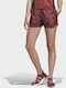 Adidas Run M20 Women's Sporty Shorts Burgundy