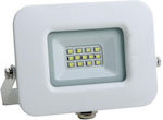 Eurolamp Waterproof LED Floodlight 10W Warm White 3000K IP65